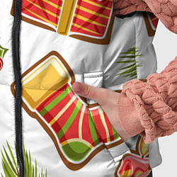 Детский жилет Рождественский вайб, цвет: 3D-черный — фото 2