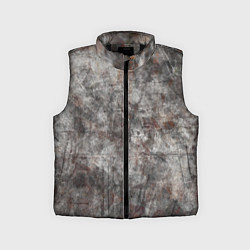 Детский жилет Абстракция - gray stone, цвет: 3D-черный