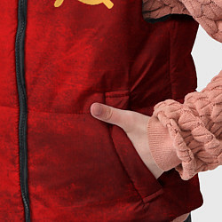 Детский жилет Советский союз символика, цвет: 3D-черный — фото 2