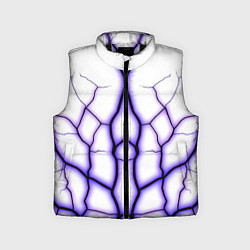 Детский жилет Color white purple, цвет: 3D-черный