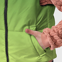 Детский жилет Color green yellow, цвет: 3D-черный — фото 2