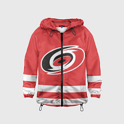 Ветровка с капюшоном детская Carolina Hurricanes, цвет: 3D-черный