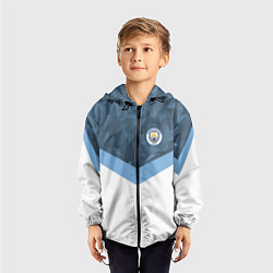 Ветровка с капюшоном детская Manchester City FC: Sport, цвет: 3D-черный — фото 2