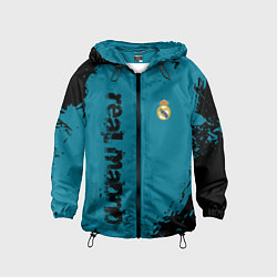 Ветровка с капюшоном детская Real madrid - grange style, цвет: 3D-черный