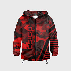 Детская ветровка CS:GO Red Camo