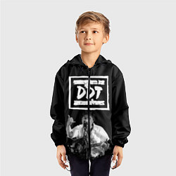 Ветровка с капюшоном детская ДДТ, цвет: 3D-черный — фото 2