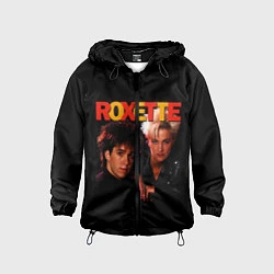 Ветровка с капюшоном детская Roxette, цвет: 3D-черный