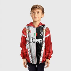 Ветровка с капюшоном детская King Juventus, цвет: 3D-белый — фото 2