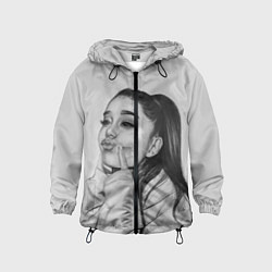 Ветровка с капюшоном детская Ariana Grande Ариана Гранде, цвет: 3D-черный