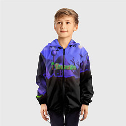 Ветровка с капюшоном детская TERRARIA, цвет: 3D-черный — фото 2