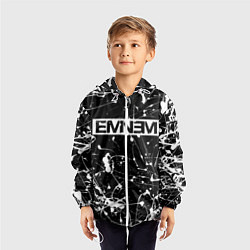 Ветровка с капюшоном детская Eminem, цвет: 3D-белый — фото 2