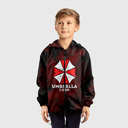 Ветровка с капюшоном детская UMBRELLA CORP, цвет: 3D-черный — фото 2