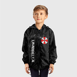 Ветровка с капюшоном детская UMBRELLA CORP, цвет: 3D-черный — фото 2