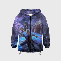 Ветровка с капюшоном детская DEVIL MAY CRY, цвет: 3D-черный