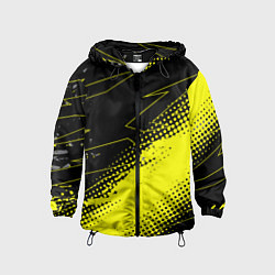 Ветровка с капюшоном детская Bona Fide Одежда для фитнеcа, цвет: 3D-черный