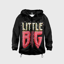 Ветровка с капюшоном детская Little Big, цвет: 3D-черный