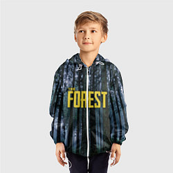 Ветровка с капюшоном детская THE FOREST, цвет: 3D-белый — фото 2