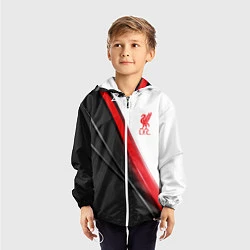 Ветровка с капюшоном детская Liverpool F C, цвет: 3D-белый — фото 2