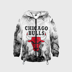 Ветровка с капюшоном детская CHICAGO BULLS, цвет: 3D-черный