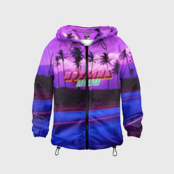 Ветровка с капюшоном детская HOTLINE MIAMI, цвет: 3D-черный