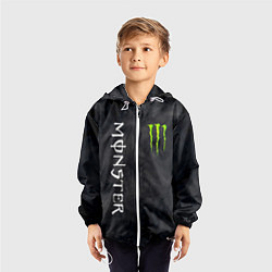 Ветровка с капюшоном детская MONSTER ENERGY, цвет: 3D-белый — фото 2