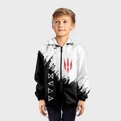 Ветровка с капюшоном детская The Witcher, цвет: 3D-черный — фото 2