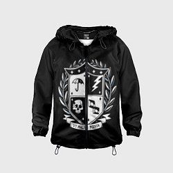 Ветровка с капюшоном детская Академия Амбрелла, цвет: 3D-черный