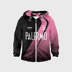 Ветровка с капюшоном детская PALERMO FC, цвет: 3D-белый