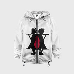 Ветровка с капюшоном детская Hunter x Hunter, цвет: 3D-черный