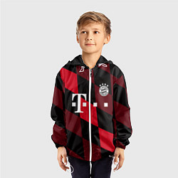 Ветровка с капюшоном детская ФК Бавария Мюнхен, цвет: 3D-белый — фото 2