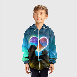 Ветровка с капюшоном детская Ваня Дмитриенко Венера-Юпитер, цвет: 3D-белый — фото 2