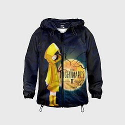 Ветровка с капюшоном детская Little Nightmares 2, цвет: 3D-черный