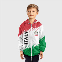 Ветровка с капюшоном детская MADE IN ITALY, цвет: 3D-белый — фото 2
