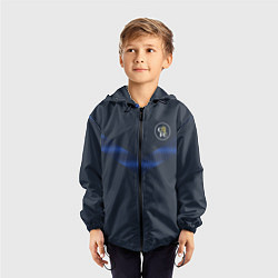 Ветровка с капюшоном детская FC Chelsea Retro 2 202122, цвет: 3D-черный — фото 2