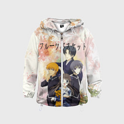 Детская ветровка Корзинка фруктов персонажи