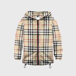 Детская ветровка Клетчатый принт в стиле Burberry