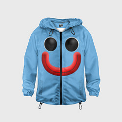 Ветровка с капюшоном детская Huggy Waggy smile, цвет: 3D-черный