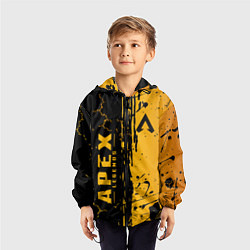 Ветровка с капюшоном детская АПЕКС ЛЕГЕНДС, цвет: 3D-черный — фото 2