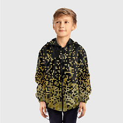 Ветровка с капюшоном детская Fashion Pattern 2028, цвет: 3D-черный — фото 2