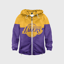 Ветровка с капюшоном детская LAKERS LINE HEXAGON SPORT, цвет: 3D-белый