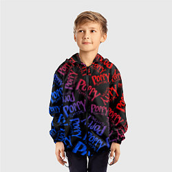 Ветровка с капюшоном детская POPPY PLAYTIME LOGO NEON, ХАГИ ВАГИ, цвет: 3D-черный — фото 2