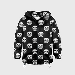 Детская ветровка UNDERTALE SANS SKULL FACE PATTERN УЗОР