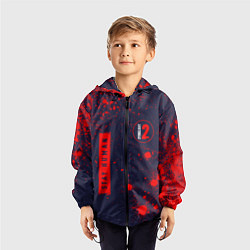 Ветровка с капюшоном детская ДАИНГ ЛАЙТ 2 Краски, цвет: 3D-черный — фото 2