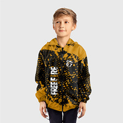 Ветровка с капюшоном детская GARENA FREE FIRE ФРИ ФАЕР, цвет: 3D-черный — фото 2