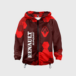 Ветровка с капюшоном детская РЕНО Sport Графика, цвет: 3D-черный