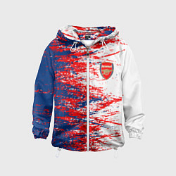 Детская ветровка Arsenal fc арсенал фк texture