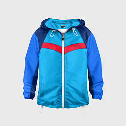 Ветровка с капюшоном детская Спортик из 90х FIRM, цвет: 3D-белый