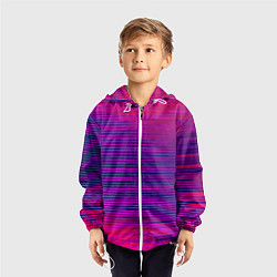 Ветровка с капюшоном детская Color radiation, цвет: 3D-белый — фото 2