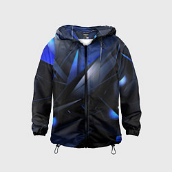 Детская ветровка Blue black background
