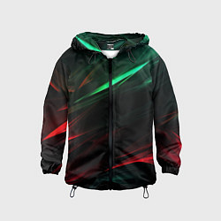 Детская ветровка Dark red and green